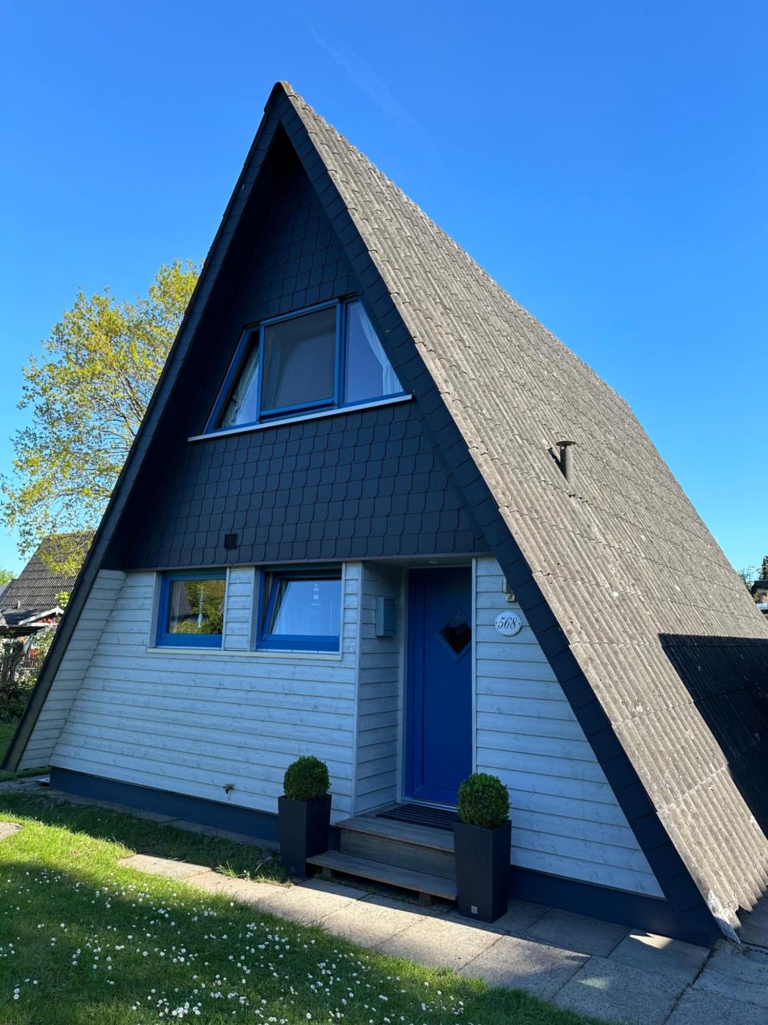 Luett Hus - Zeltdachhaus In Strandnaehe Damp Kültér fotó
